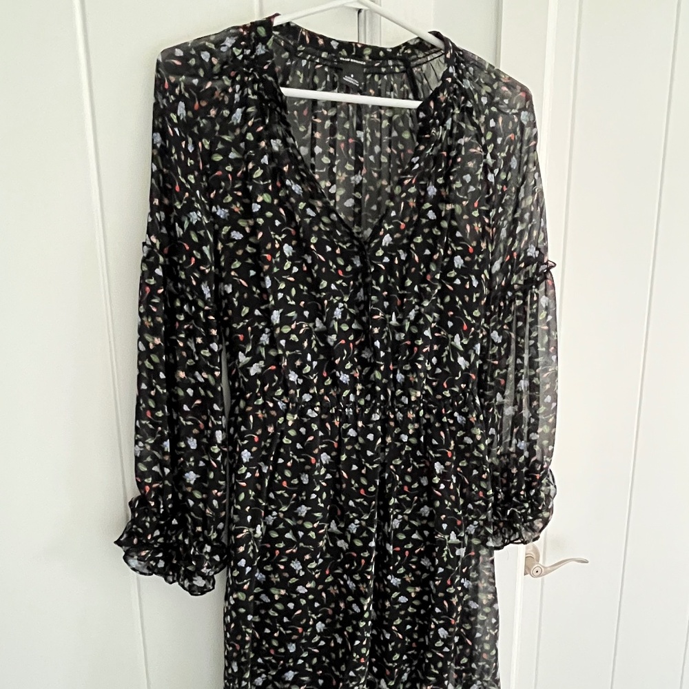 Club Monaco Floral Mini Dress Size 0